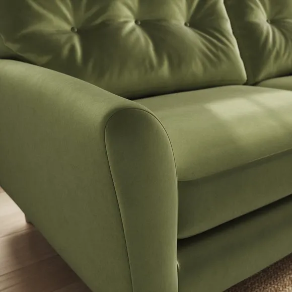 Sven Opulent Velvet 4 Seater Sofa 5
