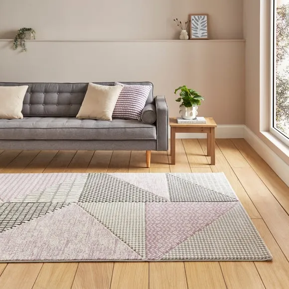 Catherine Lansfield Larsson Geo Rug 1