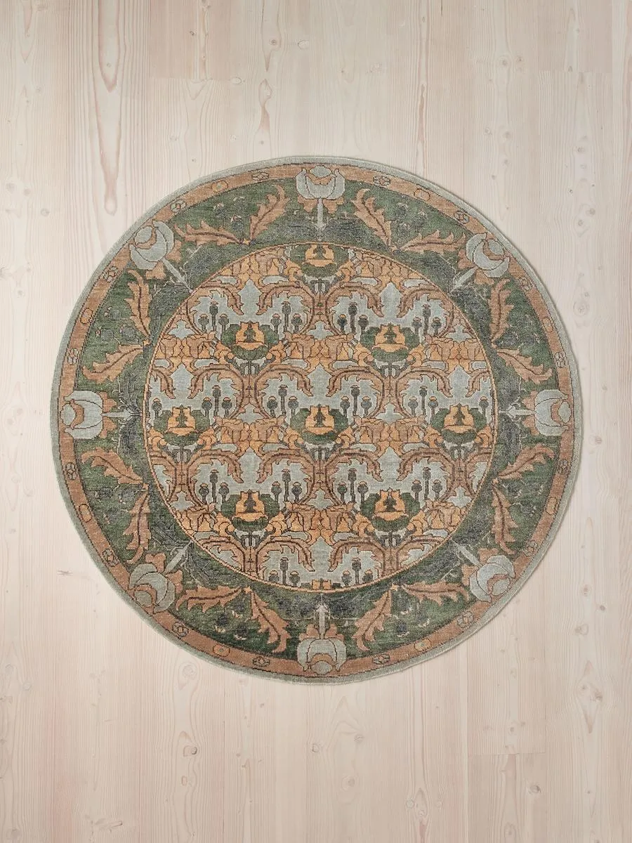Catherine Rug Navy, Round, 200 x 200cm