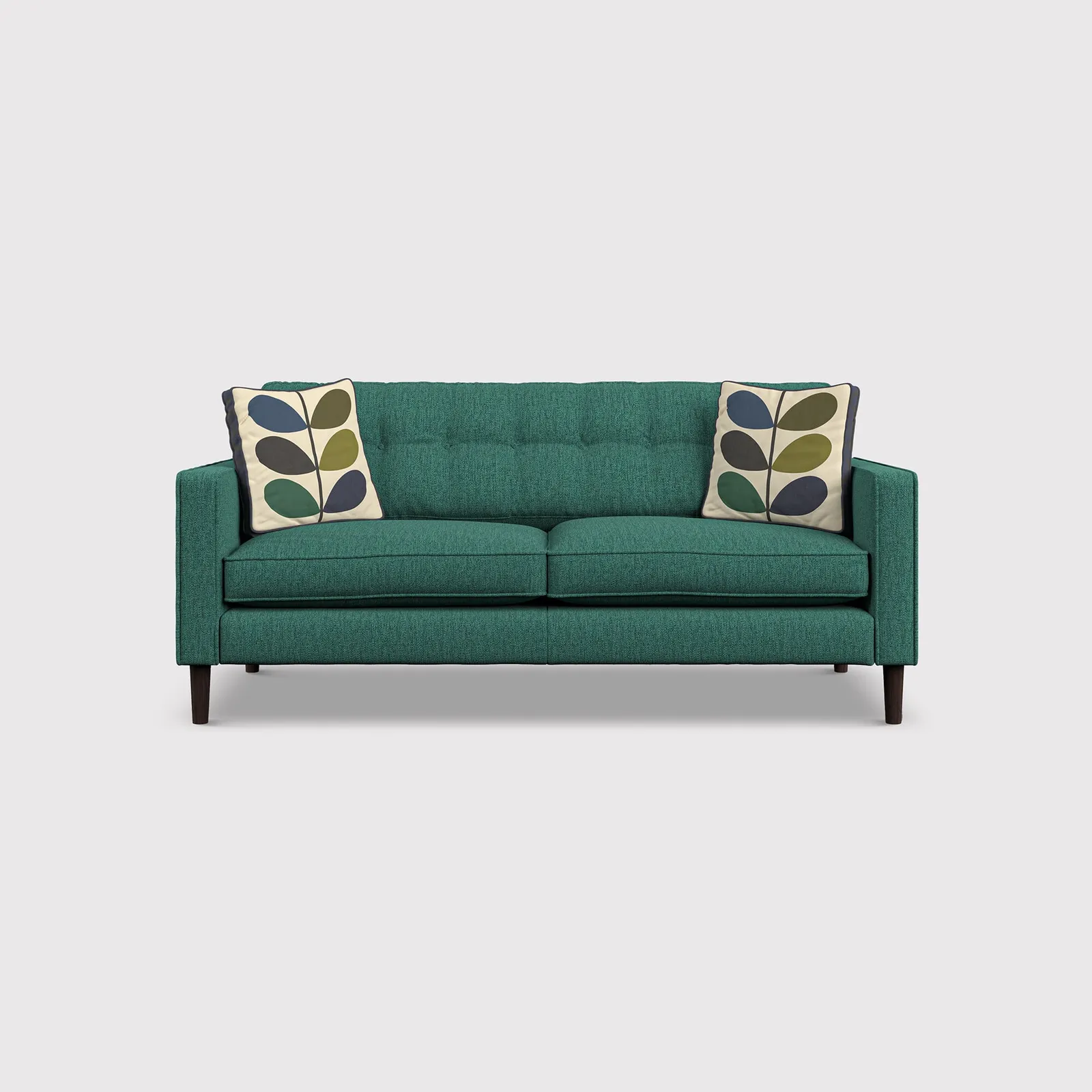 Orla Kiely Ebben Medium Sofa, Green Fabric | Barker & Stonehouse