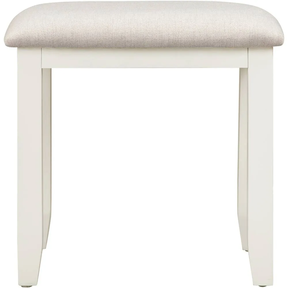 Seconique Bordeaux Dressing Table Stool in Ivory 2