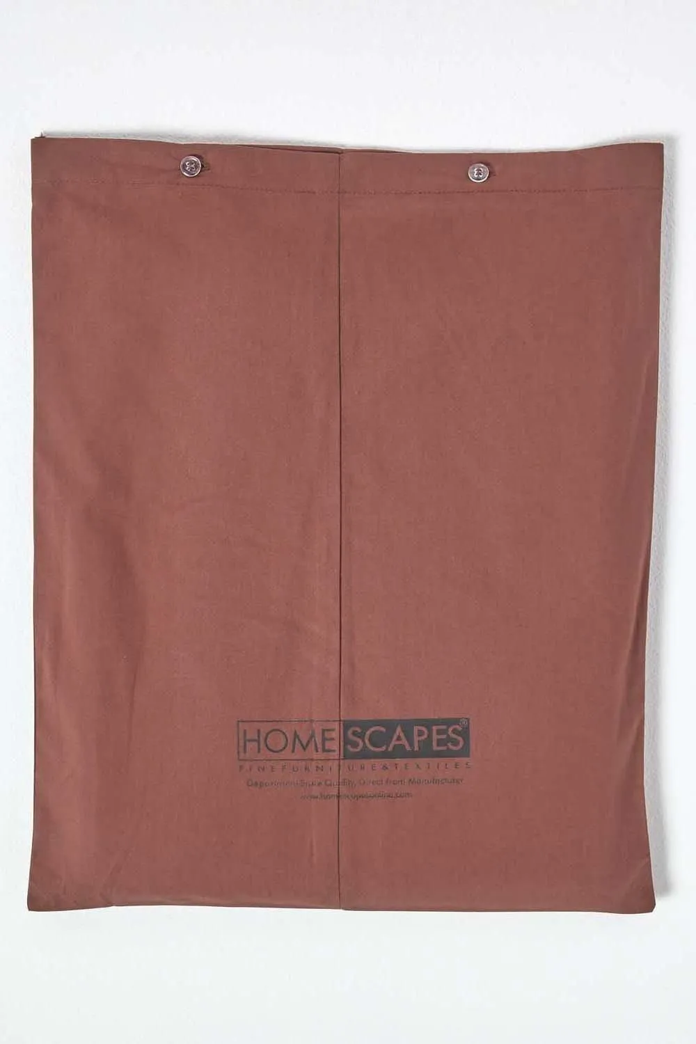 Homescapes Egyptian Cotton Fitted Sheet 12 inch 200 Thread Count in Chocolate 5