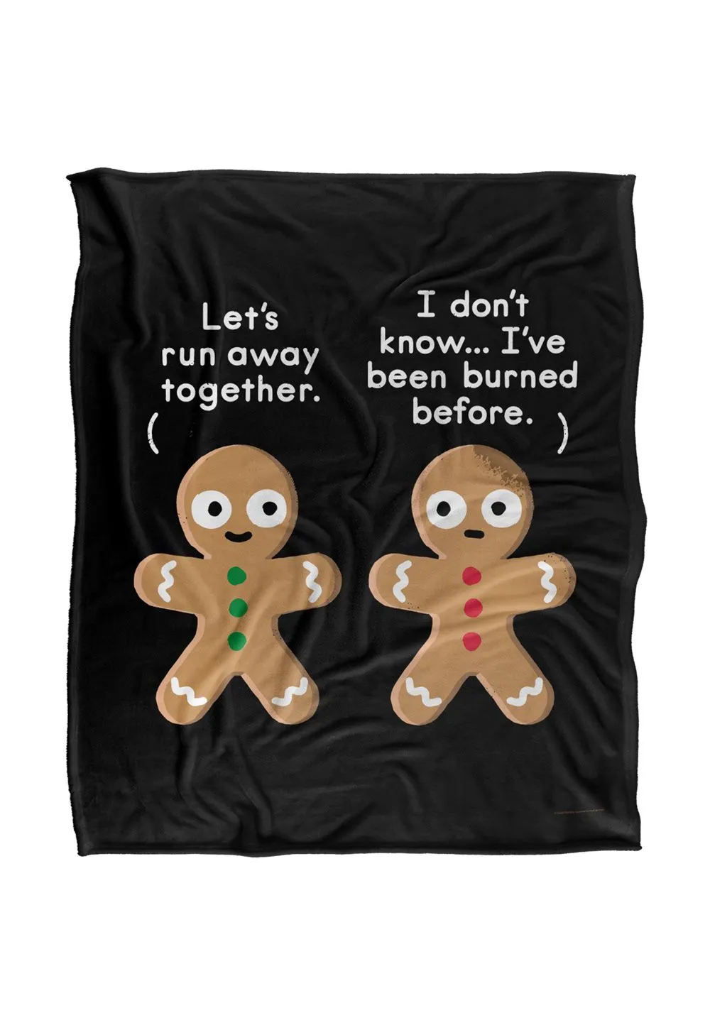 David Olenick Smart Cookie Silky Touch Super Soft Throw Blanket 152 X 127 cm in White