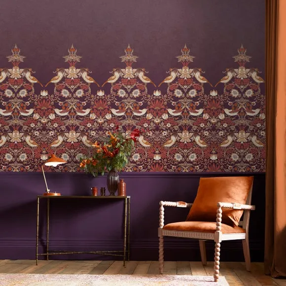 William Morris Strawberry Thief Wall Mural