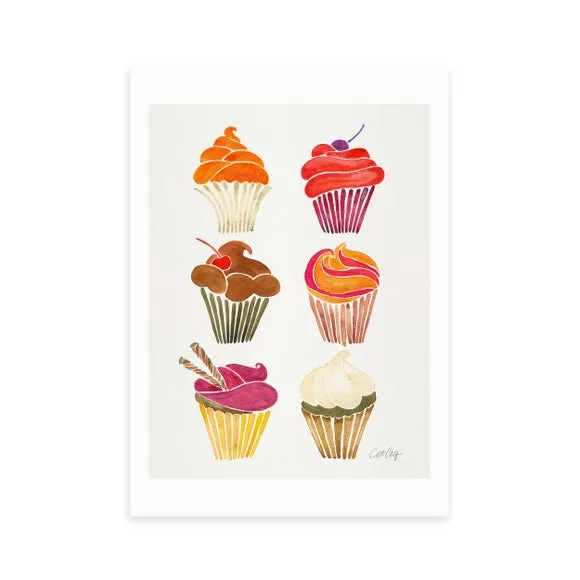 East End Prints Cupcakes Print 2