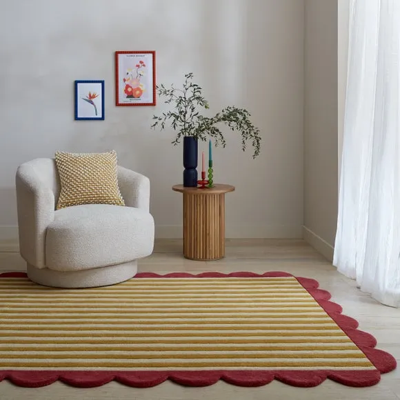 Milo Scallop Wool Rug 1