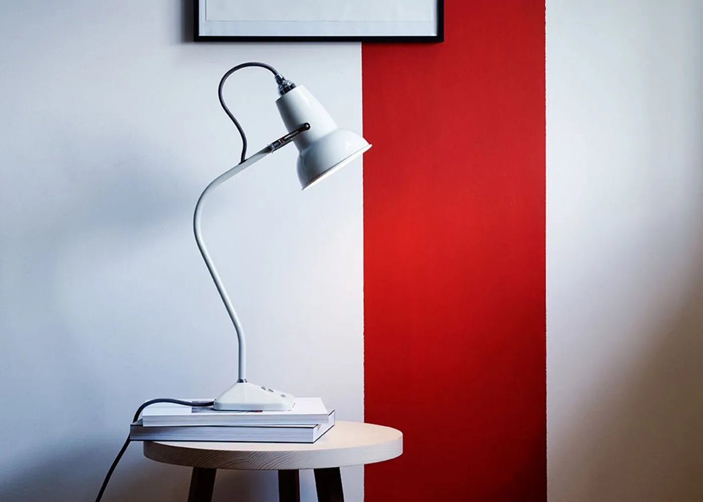 Anglepoise Original 1227 Mini Table Lamps Linen White 2