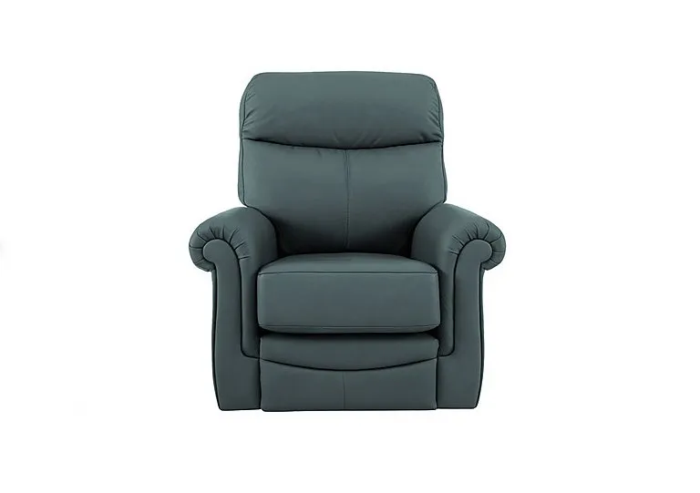 Avon NC Leather Armchair - Cambridge Petrol Blue