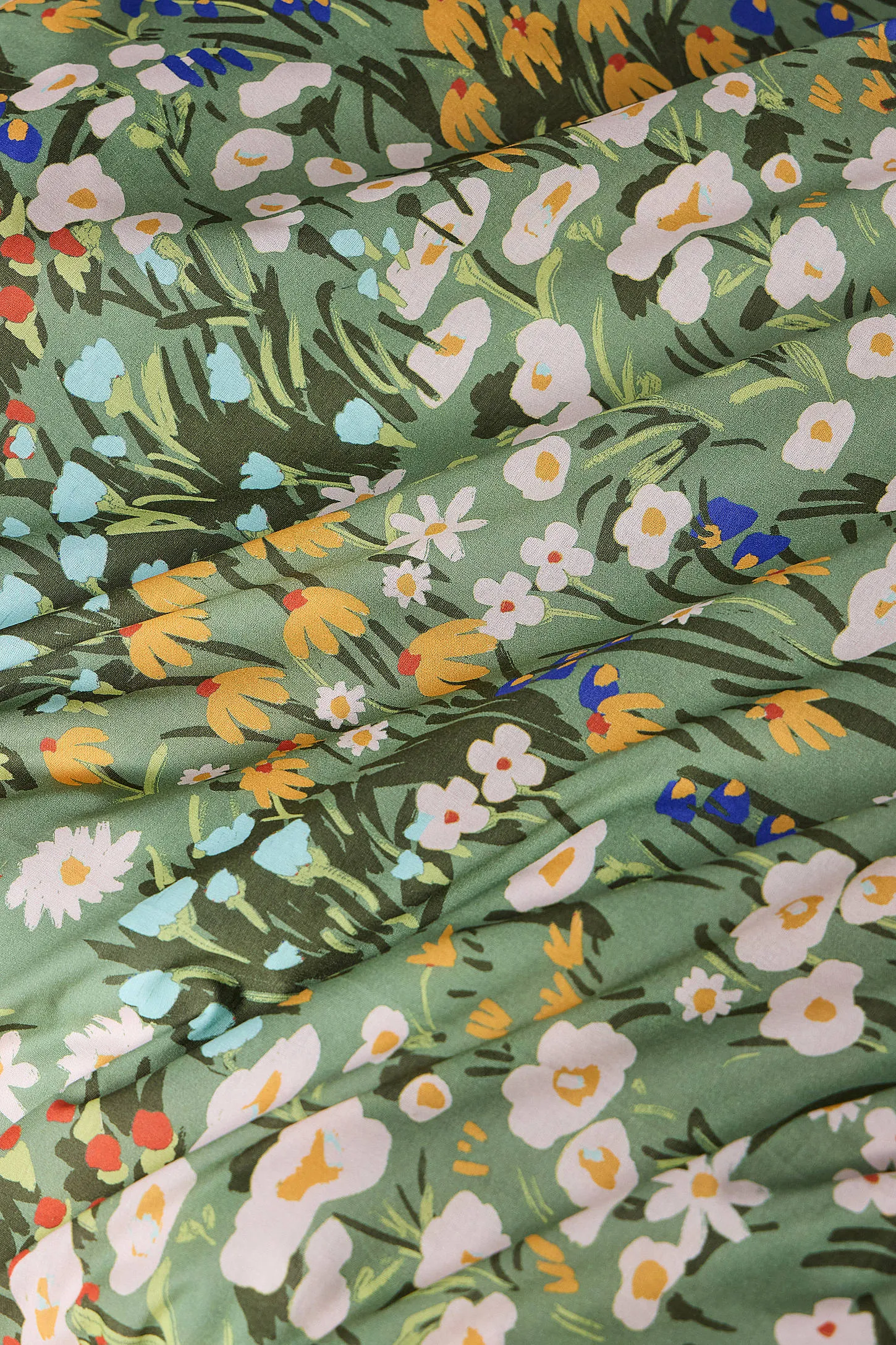 Anette Floral Duvet Set - Green 4
