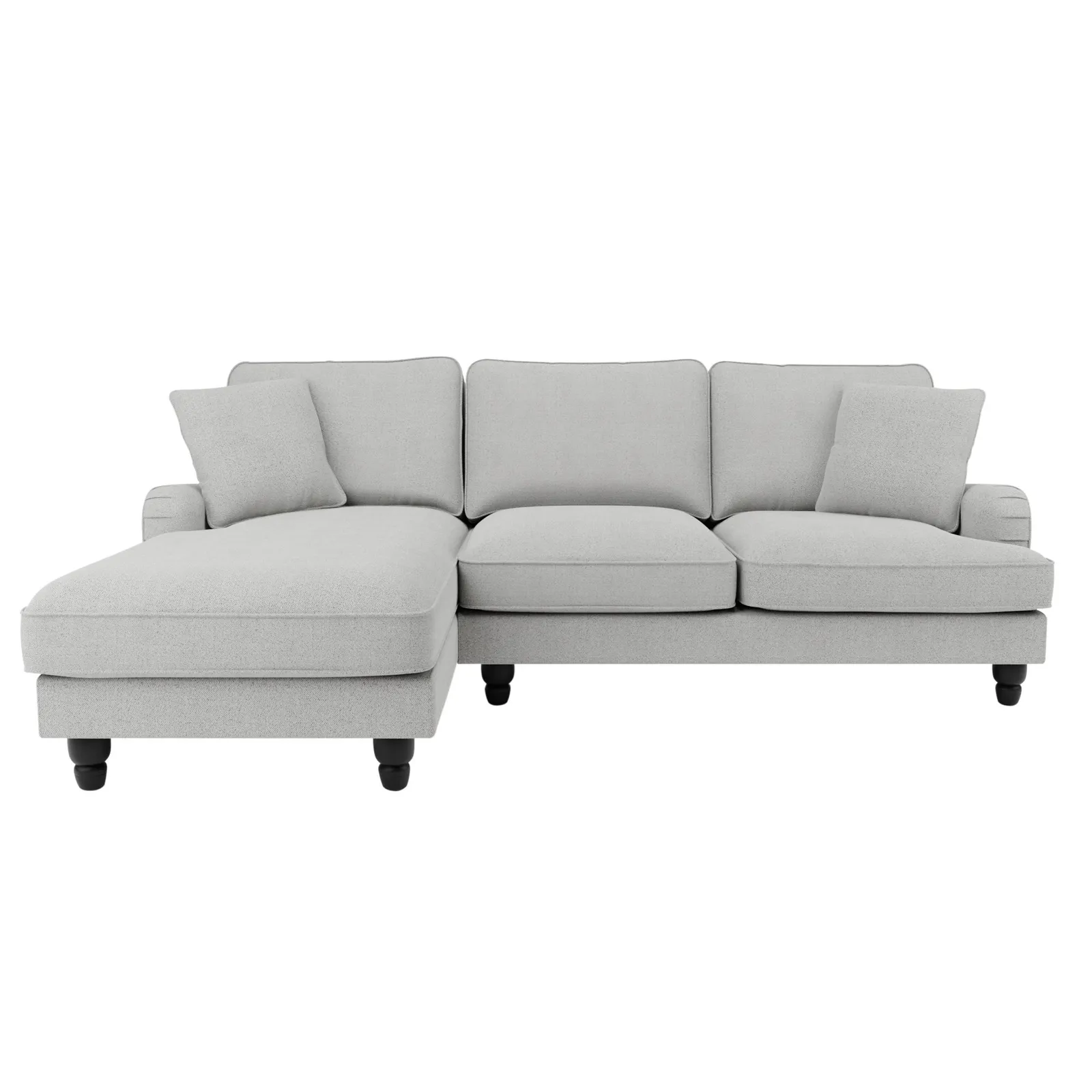 Beatrice Boucle Left Hand Corner Sofa Grey