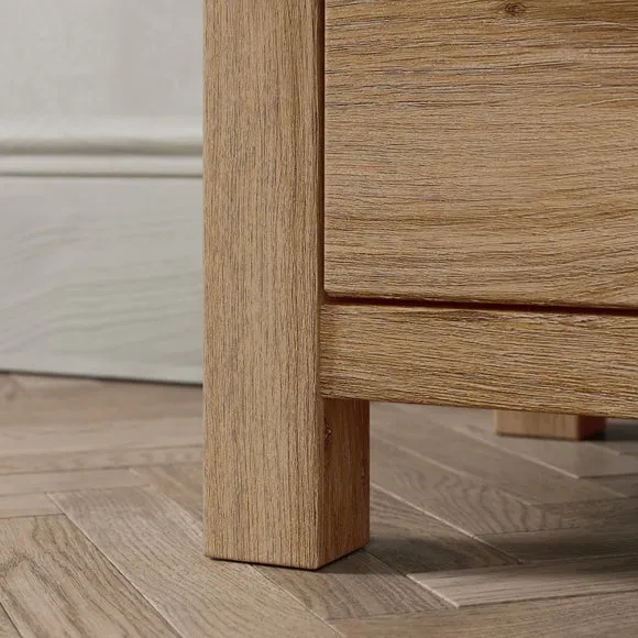 Olney 2 Drawer Bedside Table 5