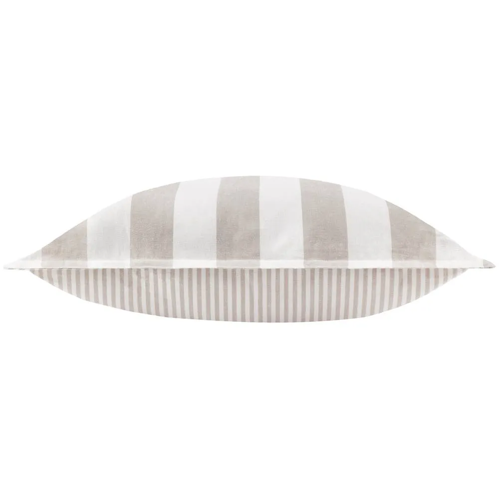 Yard Hayle 100% Cotton Striped Outdoor Cushion in Natural 4