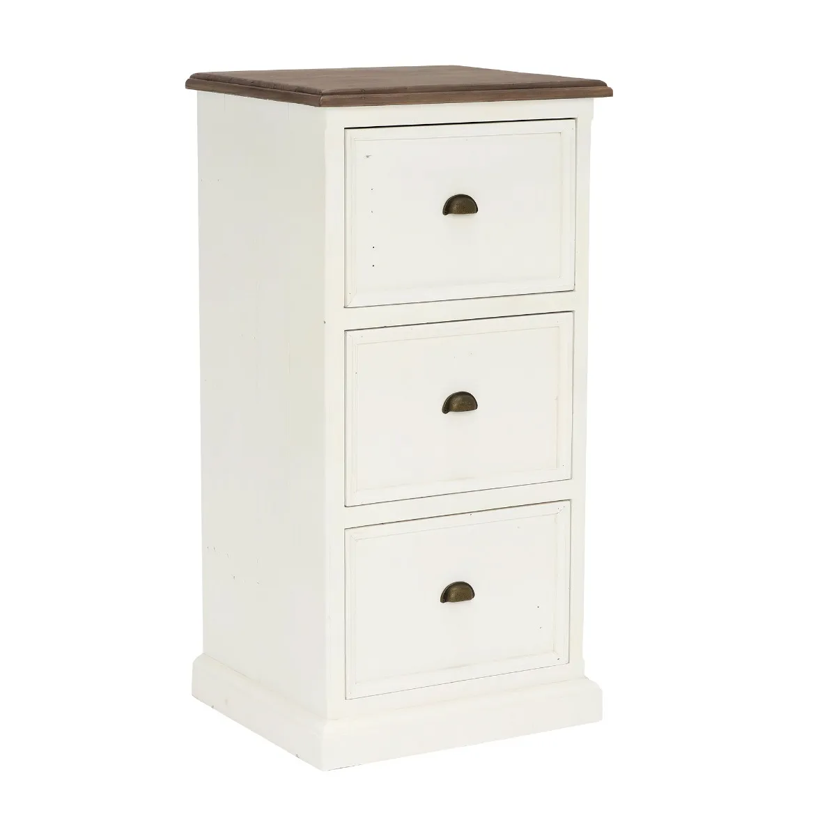 Berkshire Reclaimed Wood 3 Drawer Filing Cabinet