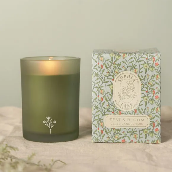 Sophia Lane Zest and Bloom Floral Candle 1