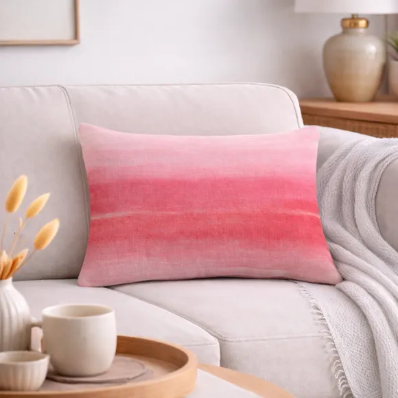 Washy Stripe Rectangle Cushion 1