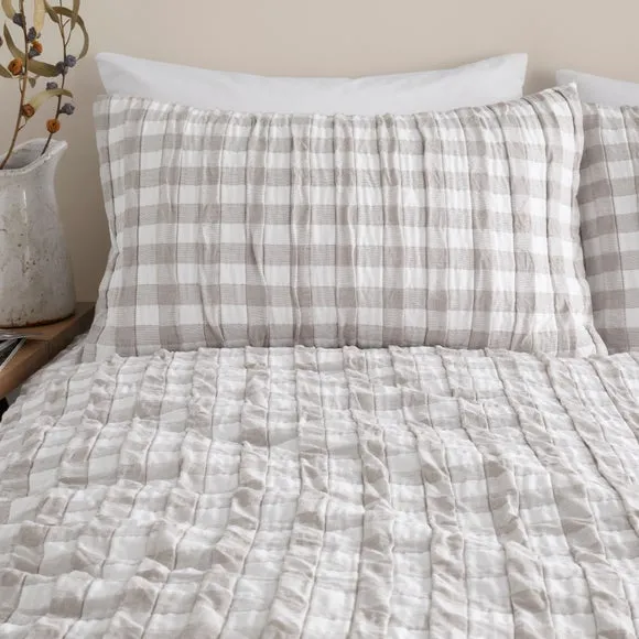 Marlow Gingham Duvet Cover & Pillowcase Set 2