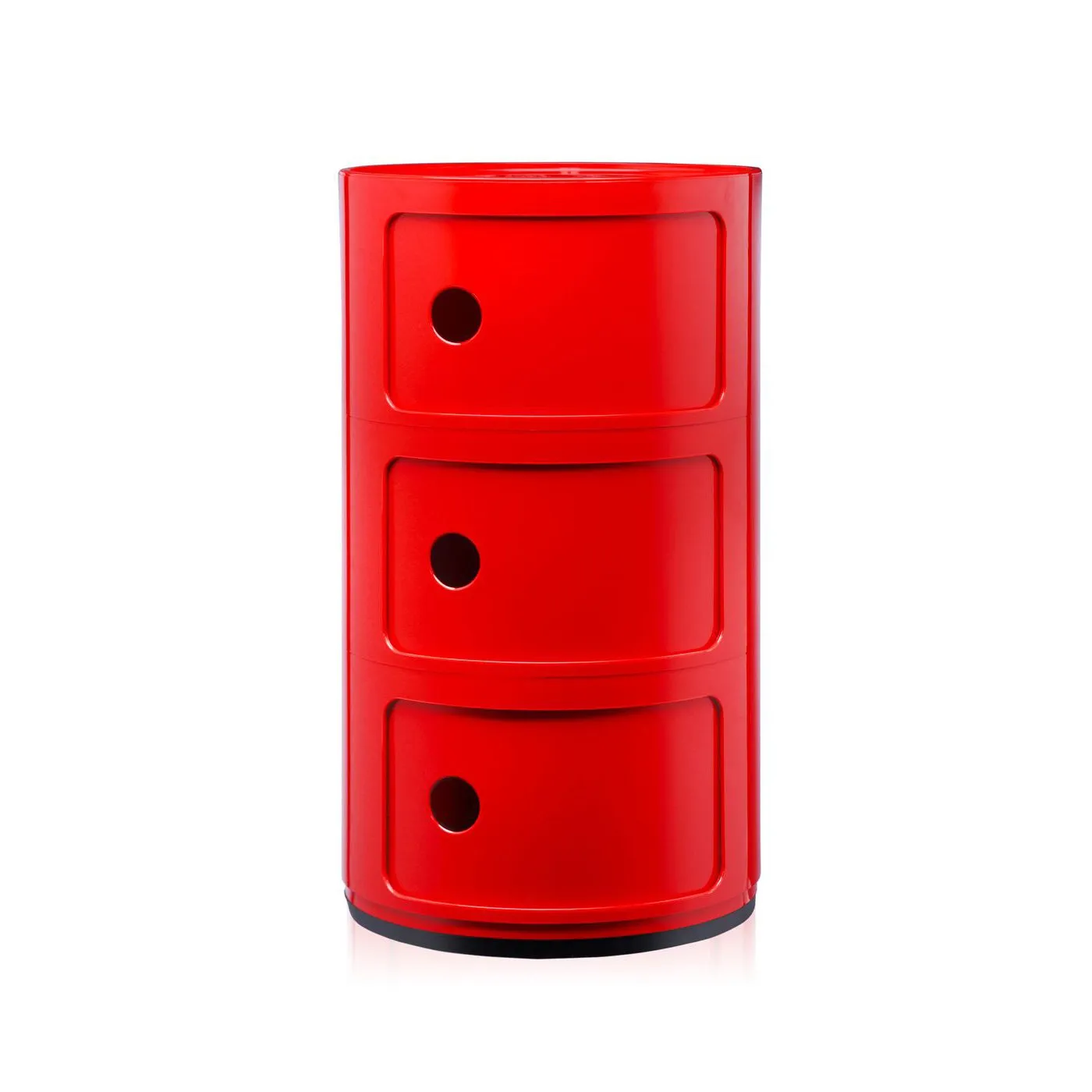 Kartell Componibili Cabinet 3 Element Red 1