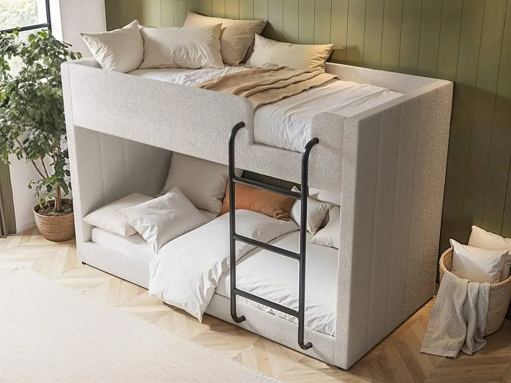 Flair Eden Fabric Bunk Bed in Beige 3