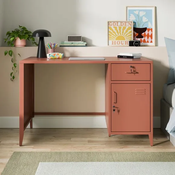 Helga Lockable Office Desk