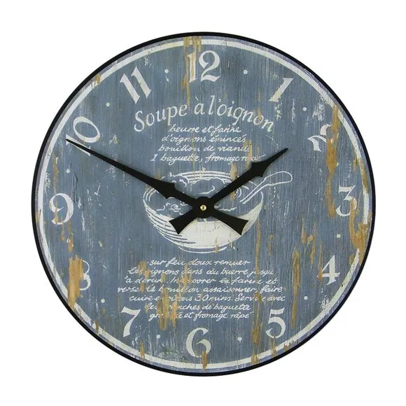 French Oignon Soup Wall Clock 2