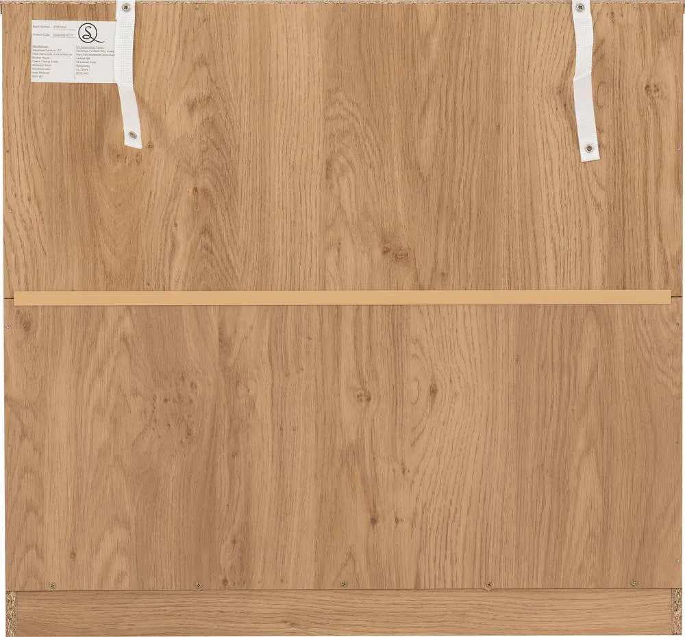 Seconique Dakotia 4 Drawer Chest in Light Oak 6