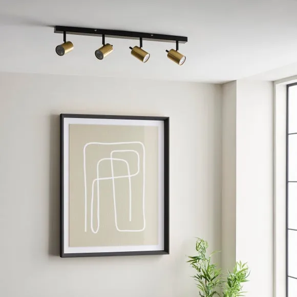 Carter 4 Light Semi Flush Spotlight Bar 4