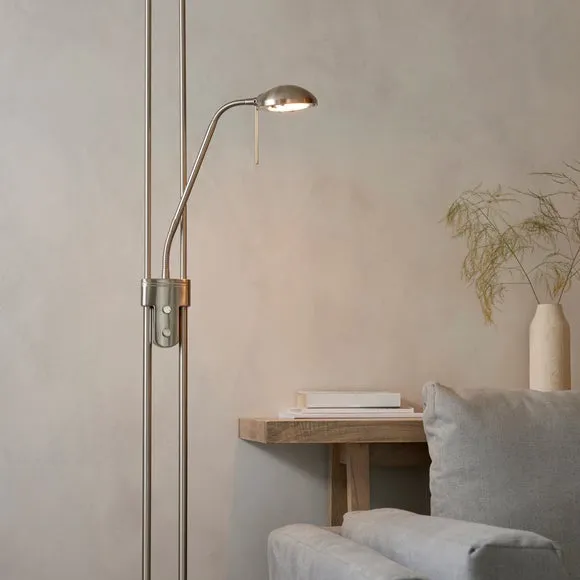 Return - Vogue Rome Mother & Child Floor Lamp, Nickel 3