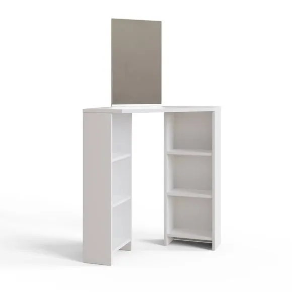 Frances Corner Dressing Table with Mirror 3