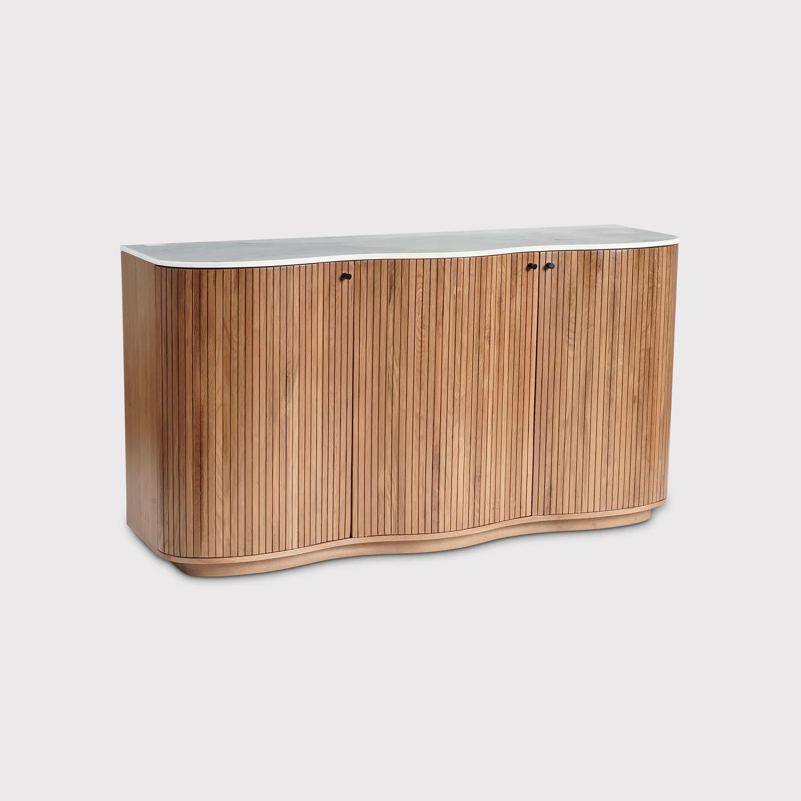 Cambria 3 Door Sideboard, Oak Wood | Barker & Stonehouse