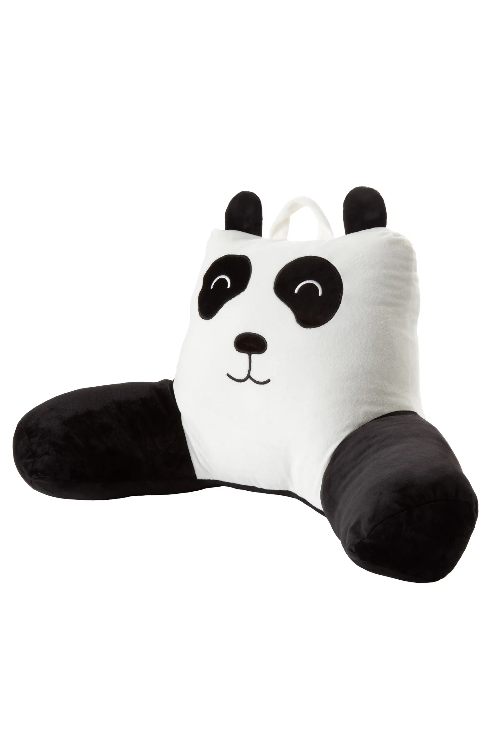 Catherine Lansfield 'Perry Panda' Cuddle Cushion Back Rest in Black 4