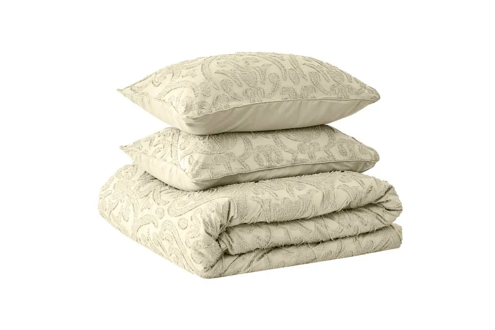 GAVENO CAVAILIA Luxury Elegant Cambi Duvet Cover Set in Natural 3