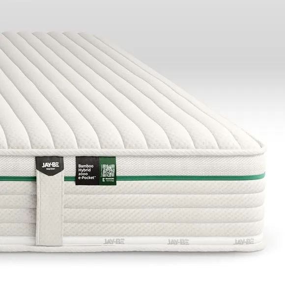 Jay-Be Natural Bamboo 2000 Pocket Hybrid Mattress 3