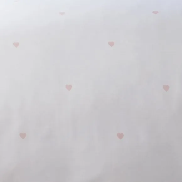Serene Decorative Heart Duvet Cover and Pillowcase Set 3