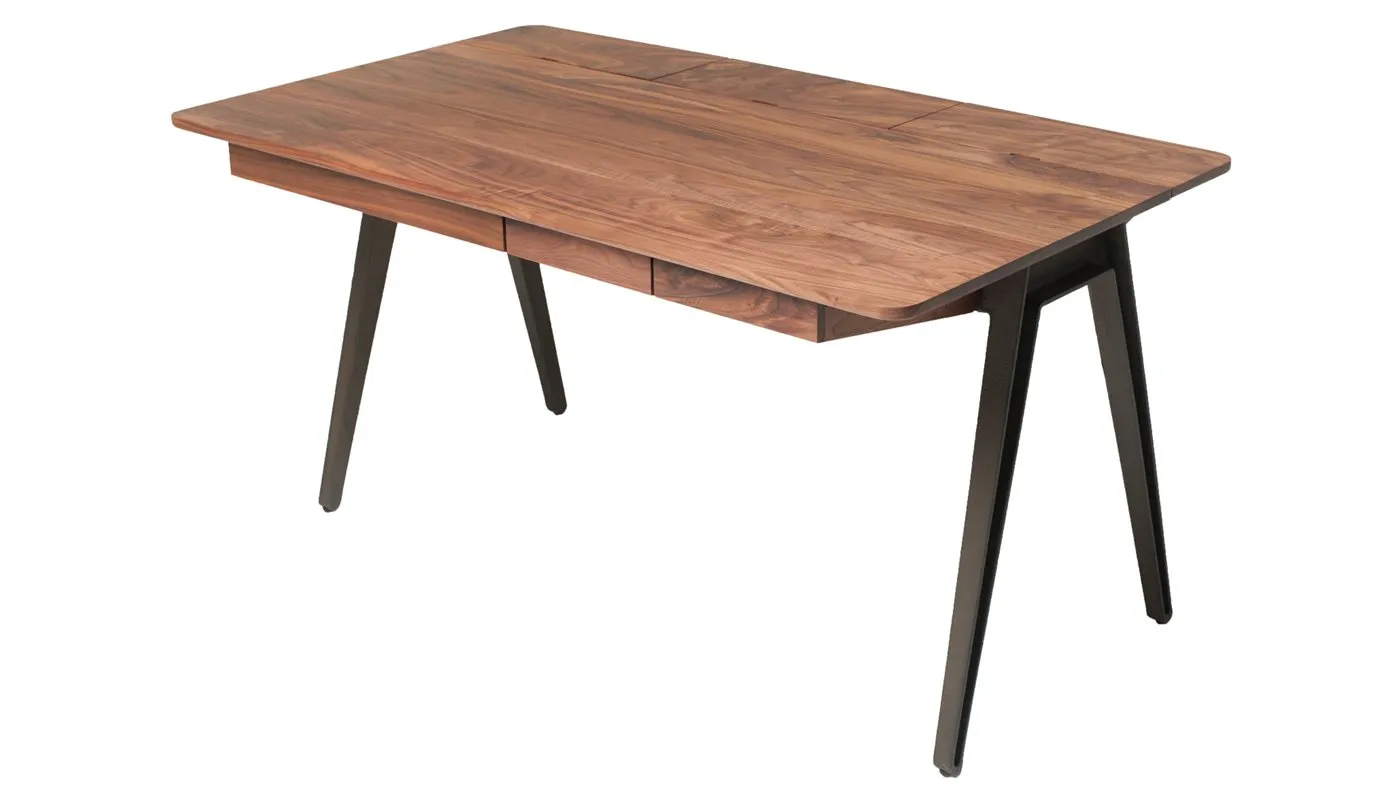 De La Espada Orson Desk Danish Oiled Walnut 1