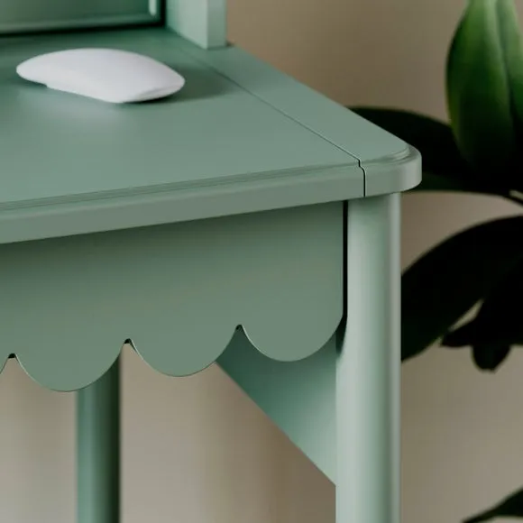Remi Scalloped Small Step Up Desk 5