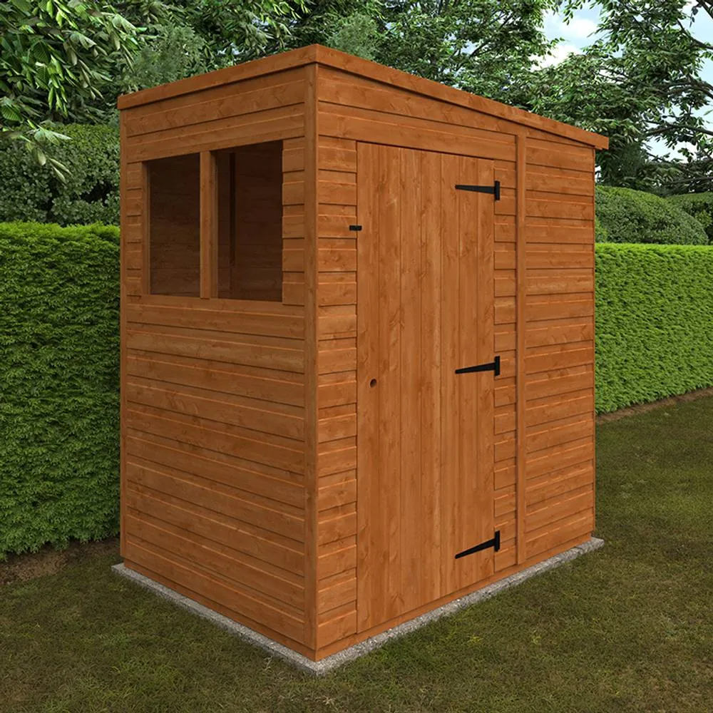 Buttercup Farm 4x6 Flex Pent 12mm Flex - L123.8 x W175 x H203 cm - Burnt Orange 2