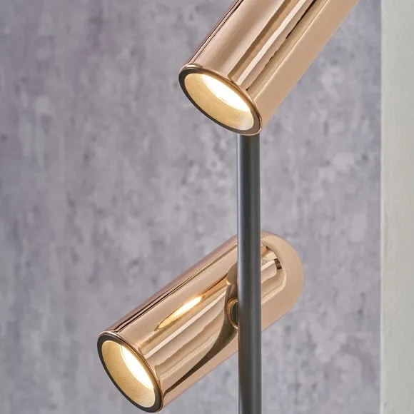 Pacific Lifestyle Xena 2 Light Adjustable LED Floor Lamp 2