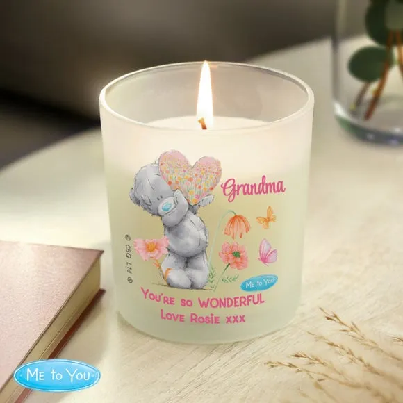 Personalised Me to You Flowery Jar Candle 4