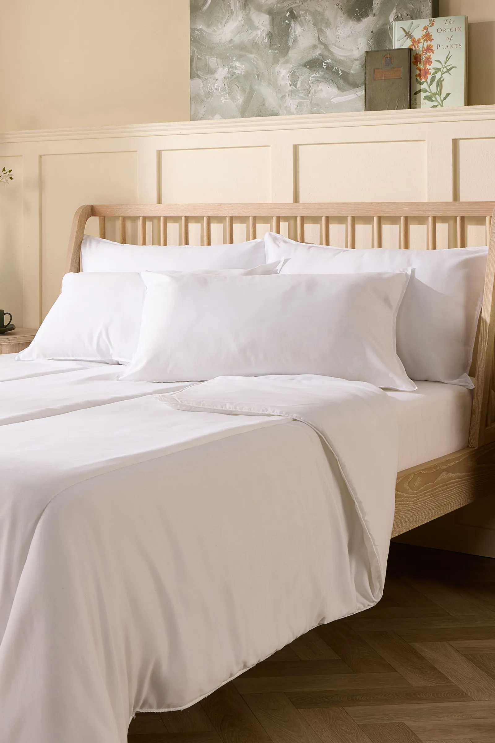 Slumberdown 4 Pack Anti Allergy Soft Support Pillows in White