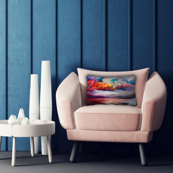 The Art Group Scott Naismith Stratocumulus Velvet Rectangle Cushion