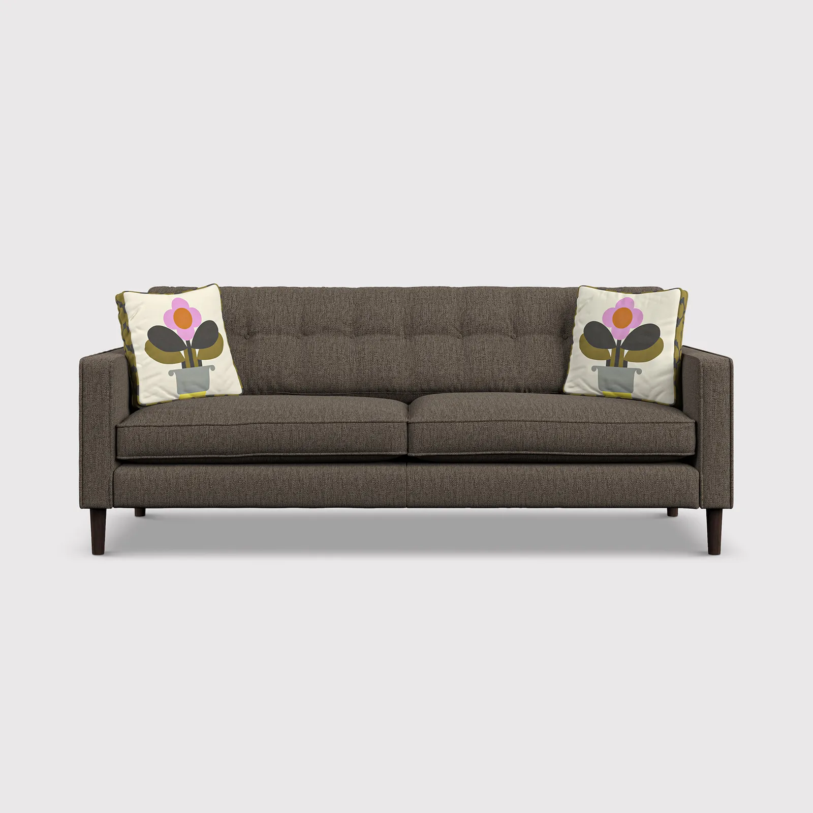 Orla Kiely Ebben Large Sofa, Grey Fabric | Barker & Stonehouse 1