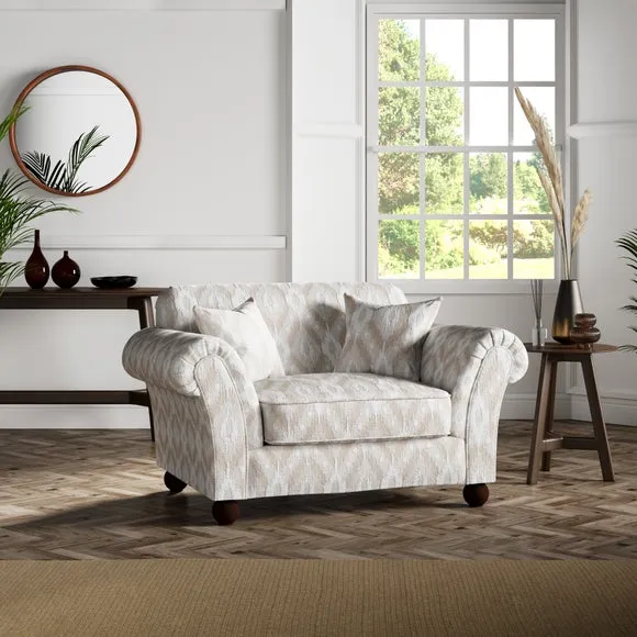 Angus Ikat Snuggle Chair 2