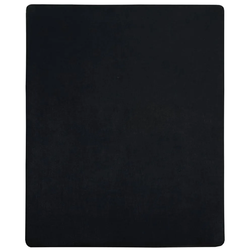 Berkfield Home Jersey Fitted Sheets 2 pcs Black 90x200 cm Cotton