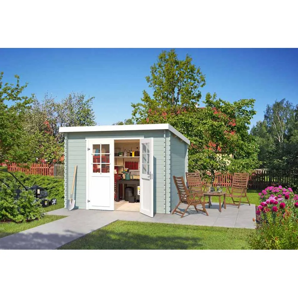 Lasita Maja Ltd San Jose 230-Log Cabin, Garden Room, Home Office L295xW268.7xH210.9cm in Light Brown 5