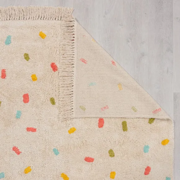 Confetti Berber Kids Cotton Rug 3