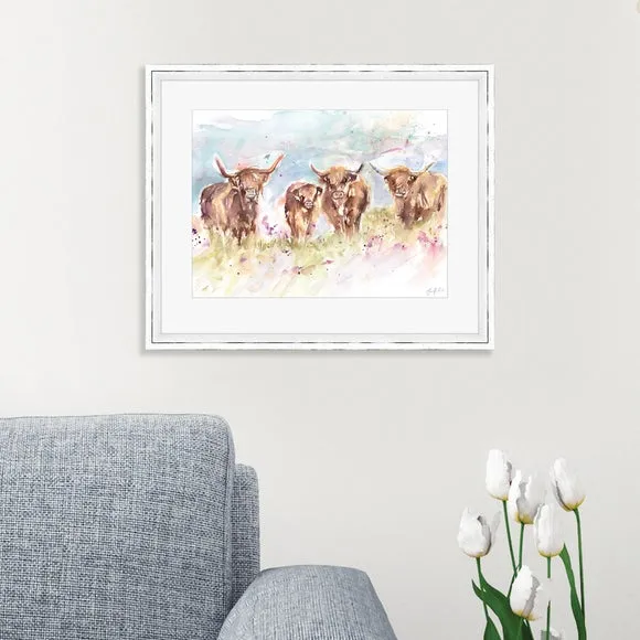 The Art Group Highland Herd Framed Print 4