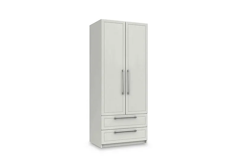 Bexley 2 Door Combi Wardrobe - White