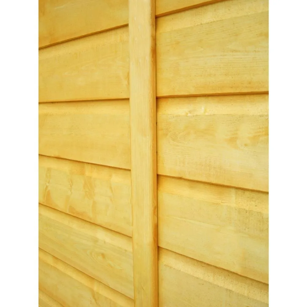 Shires Workspace DD Tongue & Groove Garden Shed Workshop Approx 10x20 Feet in Light Brown 4