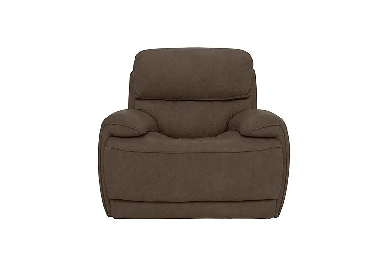 Rocco Fabric Rocker Manual Recliner Armchair with Power Headrests - Dark Grey - Sofas and Armchairs - In Time for Christmas