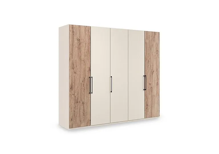 Tullio 250cm 5 Door Hinged Wardrobe